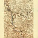 United States Geological Survey Foxburg, PA (1908, 62500-Scale) digital map