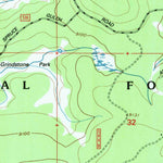 United States Geological Survey Foxpark, WY (1992, 24000-Scale) digital map