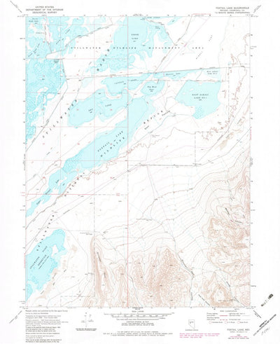 United States Geological Survey Foxtail Lake, NV (1969, 24000-Scale) digital map