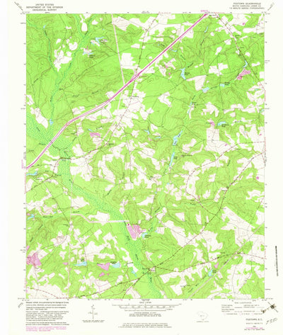 United States Geological Survey Foxtown, SC (1964, 24000-Scale) digital map