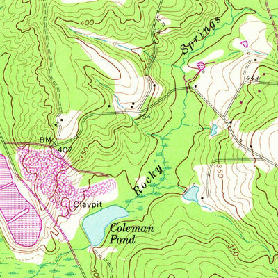 United States Geological Survey Foxtown, SC (1964, 24000-Scale) digital map