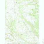 United States Geological Survey Fraker Mountain, WY (1984, 24000-Scale) digital map