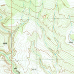 United States Geological Survey Fraker Mountain, WY (1984, 24000-Scale) digital map