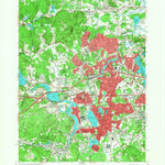 United States Geological Survey Framingham, MA (1965, 24000-Scale) digital map