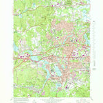 United States Geological Survey Framingham, MA (1965, 25000-Scale) digital map