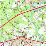 United States Geological Survey Framingham, MA (1965, 25000-Scale) digital map