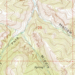 United States Geological Survey Francis Canyon, UT (1964, 24000-Scale) digital map