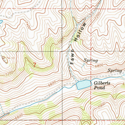 United States Geological Survey Francis Canyon, UT (1991, 24000-Scale) digital map