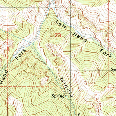 United States Geological Survey Francis Canyon, UT (1991, 24000-Scale) digital map