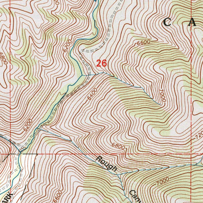 United States Geological Survey Francis Canyon, UT (1998, 24000-Scale) digital map