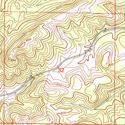 United States Geological Survey Francis Mill, AL (1947, 24000-Scale) digital map