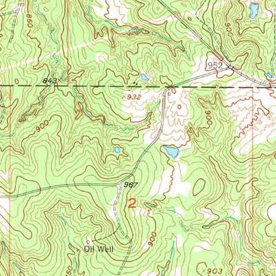 United States Geological Survey Francis, OK (1958, 24000-Scale) digital map