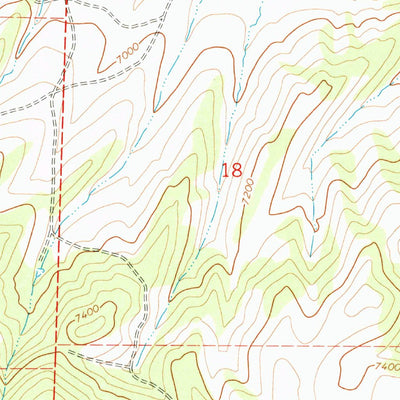 United States Geological Survey Francis, UT (1967, 24000-Scale) digital map