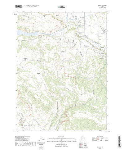 United States Geological Survey Francis, UT (2023, 24000-Scale) digital map