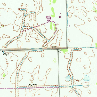 United States Geological Survey Francitas NE, TX (1952, 24000-Scale) digital map