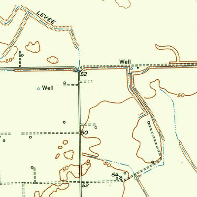 United States Geological Survey Francitas NW, TX (1952, 24000-Scale) digital map