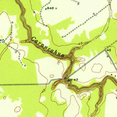 United States Geological Survey Francitas NW, TX (1952, 24000-Scale) digital map