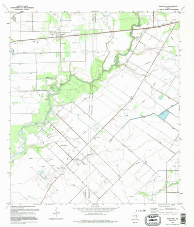 United States Geological Survey Francitas, TX (1995, 24000-Scale) digital map