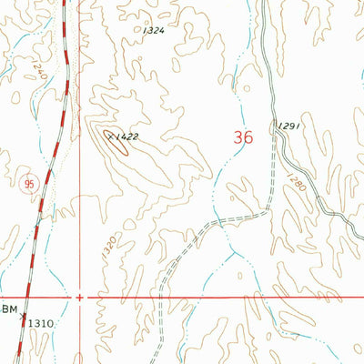 United States Geological Survey Franconia, AZ (1970, 24000-Scale) digital map