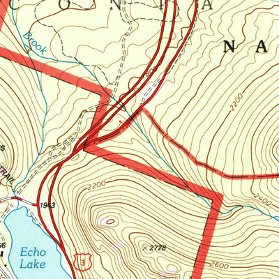 United States Geological Survey Franconia, NH (1995, 24000-Scale) digital map