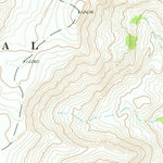 United States Geological Survey Francs Peak, WY (1969, 24000-Scale) digital map