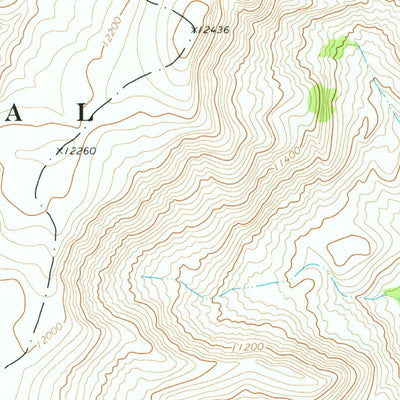 United States Geological Survey Francs Peak, WY (1969, 24000-Scale) digital map