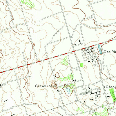 United States Geological Survey Frankel City, TX (1971, 24000-Scale) digital map
