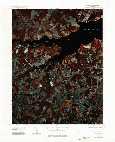 United States Geological Survey Frankford, DE (1980, 25000-Scale) digital map
