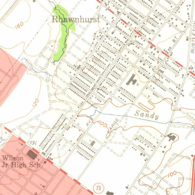 United States Geological Survey Frankford, PA-NJ (1950, 24000-Scale) digital map