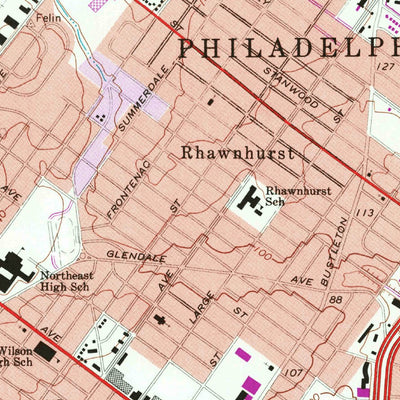 United States Geological Survey Frankford, PA-NJ (1967, 24000-Scale) digital map