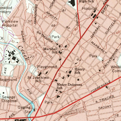 United States Geological Survey Frankford, PA-NJ (1967, 24000-Scale) digital map