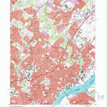 United States Geological Survey Frankford, PA-NJ (1997, 24000-Scale) digital map