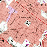 United States Geological Survey Frankford, PA-NJ (1997, 24000-Scale) digital map