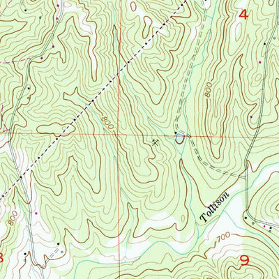 United States Geological Survey Frankfort, AL (1957, 24000-Scale) digital map