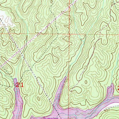 United States Geological Survey Frankfort, AL (1957, 24000-Scale) digital map