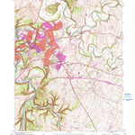 United States Geological Survey Frankfort East, KY (1970, 24000-Scale) digital map