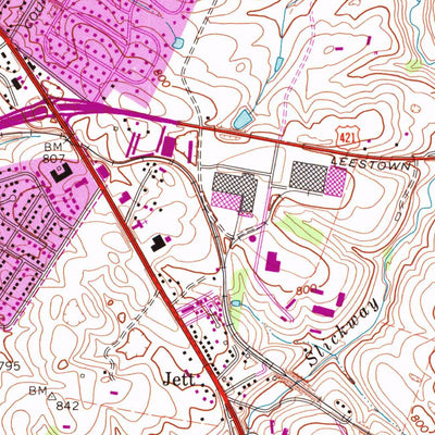 United States Geological Survey Frankfort East, KY (1970, 24000-Scale) digital map