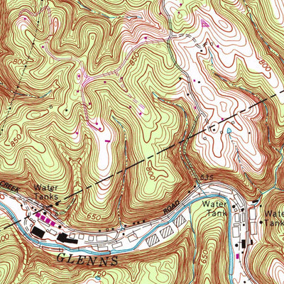 United States Geological Survey Frankfort East, KY (1970, 24000-Scale) digital map
