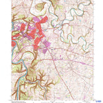 United States Geological Survey Frankfort East, KY (1996, 24000-Scale) digital map