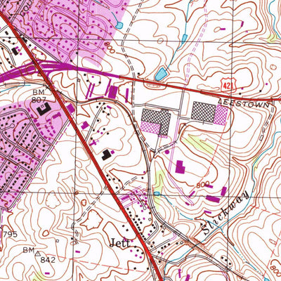 United States Geological Survey Frankfort East, KY (1996, 24000-Scale) digital map