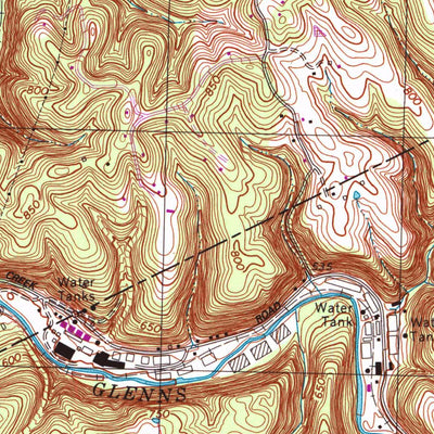United States Geological Survey Frankfort East, KY (1996, 24000-Scale) digital map
