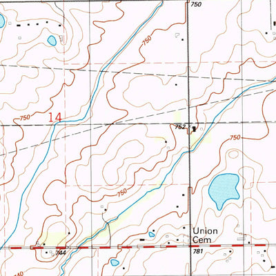 United States Geological Survey Frankfort, IL (1990, 24000-Scale) digital map