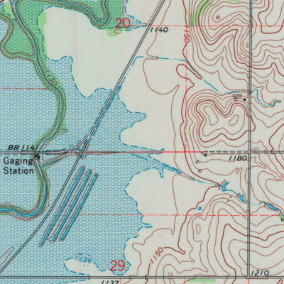 United States Geological Survey Frankfort, KS (1969, 24000-Scale) digital map