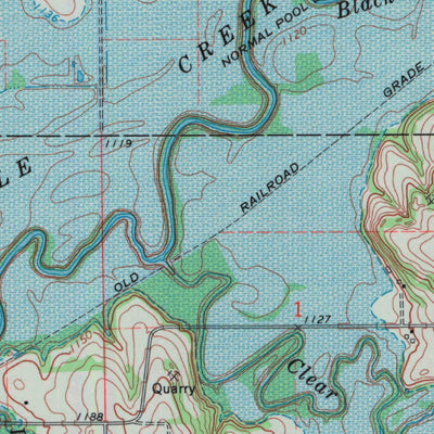 United States Geological Survey Frankfort, KS (1969, 24000-Scale) digital map