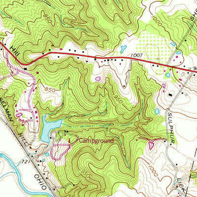 United States Geological Survey Frankfort, OH (1961, 24000-Scale) digital map