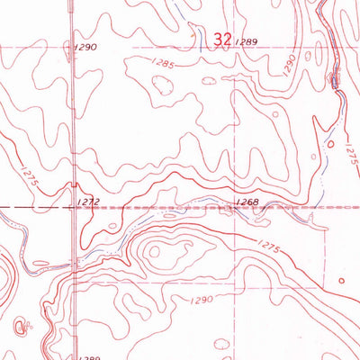 United States Geological Survey Frankfort SW, SD (1967, 24000-Scale) digital map