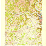 United States Geological Survey Frankfort West, KY (1953, 24000-Scale) digital map
