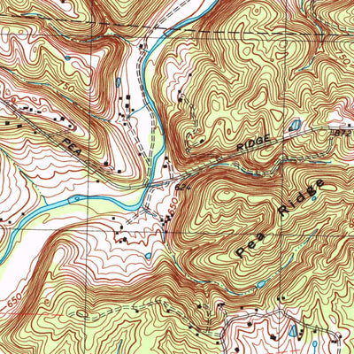 United States Geological Survey Frankfort West, KY (1997, 24000-Scale) digital map