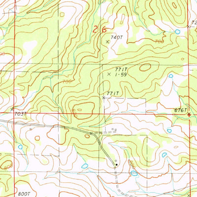 United States Geological Survey Franklin, AR (1984, 24000-Scale) digital map
