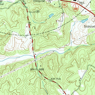 United States Geological Survey Franklin, GA (1964, 24000-Scale) digital map